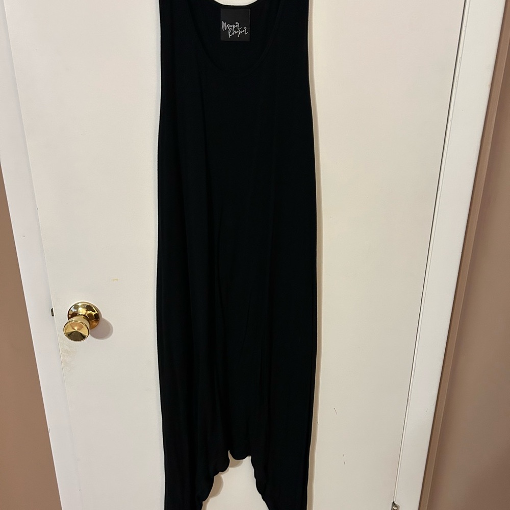 Momper Romper Black Jumpsuit